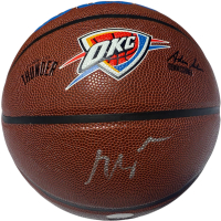 Shai Gilgeous-Alexander Signed Thunder Logo Basketball (JSA) at PristineAuction.com