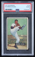 Warren Spahn 1951 Bowman #134 (PSA 2) at PristineAuction.com