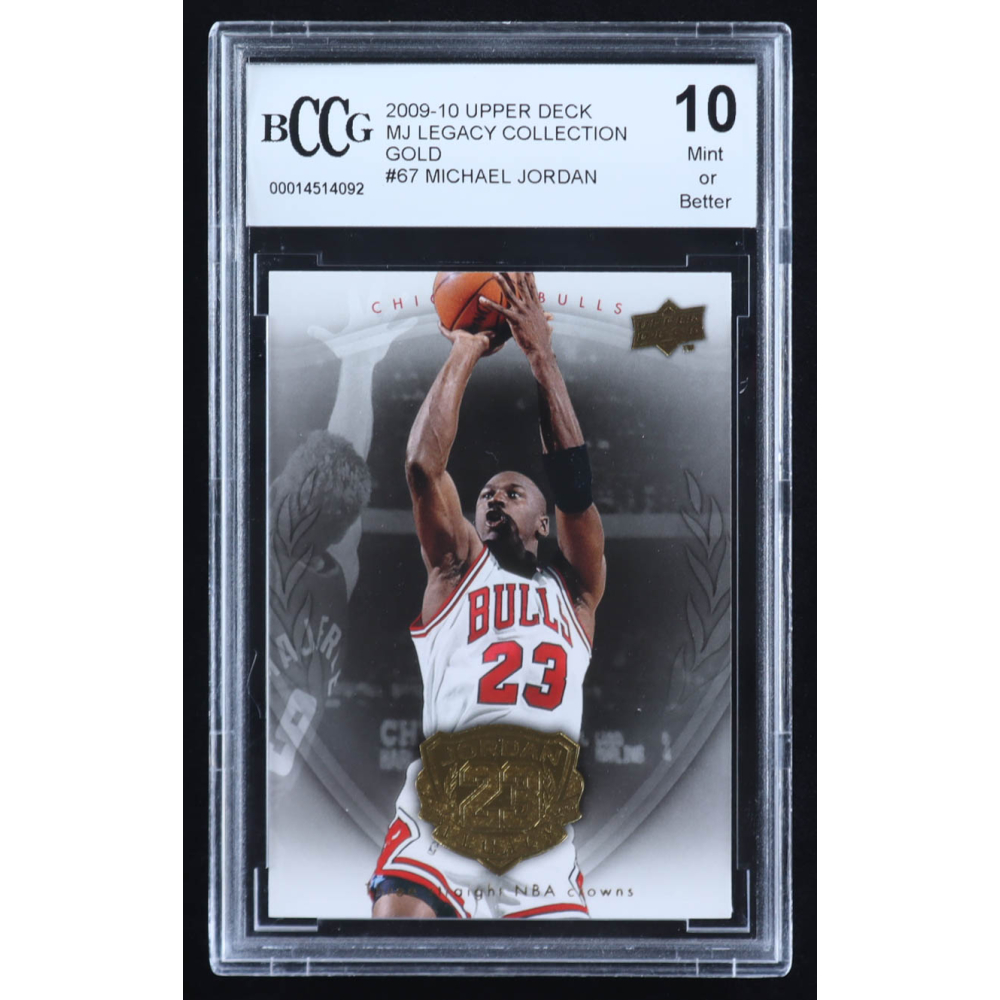 Michael Jordan 2009-10 Upper Deck Michael Jordan Legacy Collection Gold #67 (BCCG 10) at PristineAuction.com