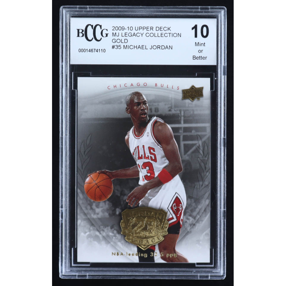 Michael Jordan 2009-10 Upper Deck Michael Jordan Legacy Collection Gold #35 (BCCG 10) at PristineAuction.com