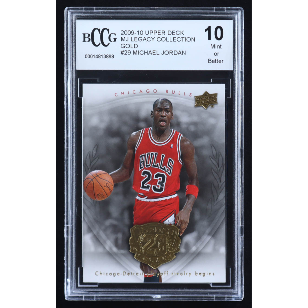 Michael Jordan 2009-10 Upper Deck Michael Jordan Legacy Collection Gold #29 (BCCG 10) at PristineAuction.com