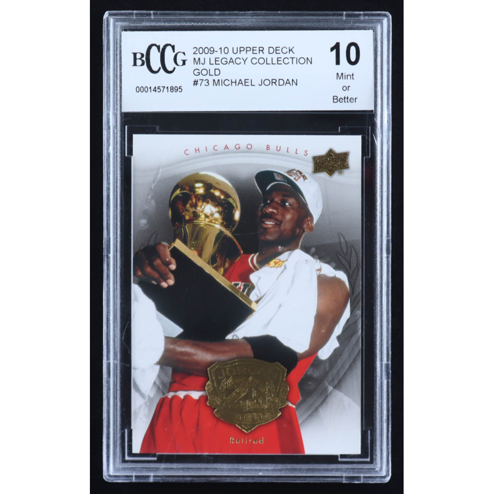 Michael Jordan 2009-10 Upper Deck Michael Jordan Legacy Collection Gold #73 (BCCG 10) at PristineAuction.com