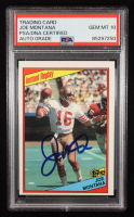 Joe Montana Signed 1984 Topps Instant Replay #359 (PSA Auto Grade 10) at PristineAuction.com