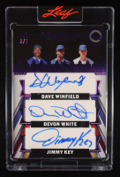 Dave Winfield / Devon White / Jimmy Key 2024 Leaf Ultimate Sports '92 Champions Purple Spectrum #UC11 #3/7 at PristineAuction.com