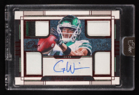 Garrett Wilson 2023 Panini One Red #55 Jersey Autograph #8/15 at PristineAuction.com