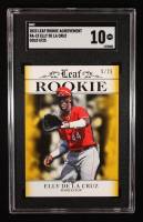 Elly De La Cruz 2023 Leaf Special Release Rookie Achievement Gold #RA23 RC #5/25 (SGC 10) at PristineAuction.com