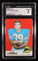 Larry Csonka 1969 Topps #120 RC (CGC 7) at PristineAuction.com