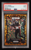 Bijan Robinson 2023 Panini Prizm Prizms Orange Disco #305 RC (PSA 9) at PristineAuction.com