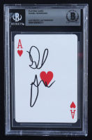 Daniel Negreanu Signed Ace of Hearts Playing Card (BGS) at PristineAuction.com