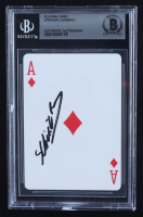 Stephen Chidwick Signed Ace of Diamond Playing Card (BGS) at PristineAuction.com