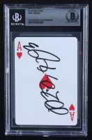 Erik Seidel Signed Ace of Hearts Playing Card (BGS) at PristineAuction.com