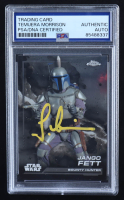 Temuera Morrison Signed 2024 Topps Chrome Star Wars Jango Fett #139 (PSA | Auto Grade Authentic) at PristineAuction.com