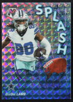 CeeDee Lamb 2024 Panini Mosaic Splash Mosaic Silver #SS-CDL at PristineAuction.com
