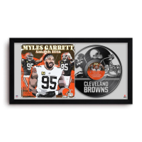 Myles Garrett Browns Custom Framed "Album" Photo at PristineAuction.com