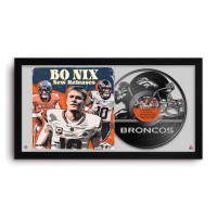 Bo Nix Broncos Custom Framed "Album" Photo at PristineAuction.com