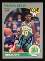 Shawn Kemp Signed 1990-91 Hoops #279 RC (Beckett) at PristineAuction.com