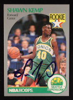 Shawn Kemp Signed 1990-91 Hoops #279 RC (Beckett) at PristineAuction.com
