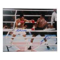 "Sugar" Ray Leonard & Roberto Duran Signed 16x20 Photo (PSA & TriStar) at PristineAuction.com