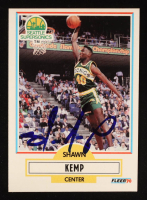 Shawn Kemp Signed 1990-91 Fleer #178 RC (Beckett) at PristineAuction.com