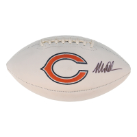 Matt Eberflus Signed Bears Logo Football (JSA) at PristineAuction.com