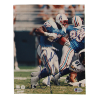 Eddie George Signed Oilers 8x10 Photo (Beckett) at PristineAuction.com