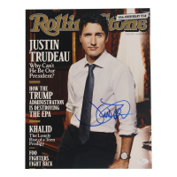 Justin Trudeau Signed "Rolling Stone" 11x14 Photo (JSA) at PristineAuction.com