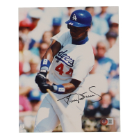 Darryl Strawberry Signed Dodgers 8x10 Photo (Beckett) at PristineAuction.com