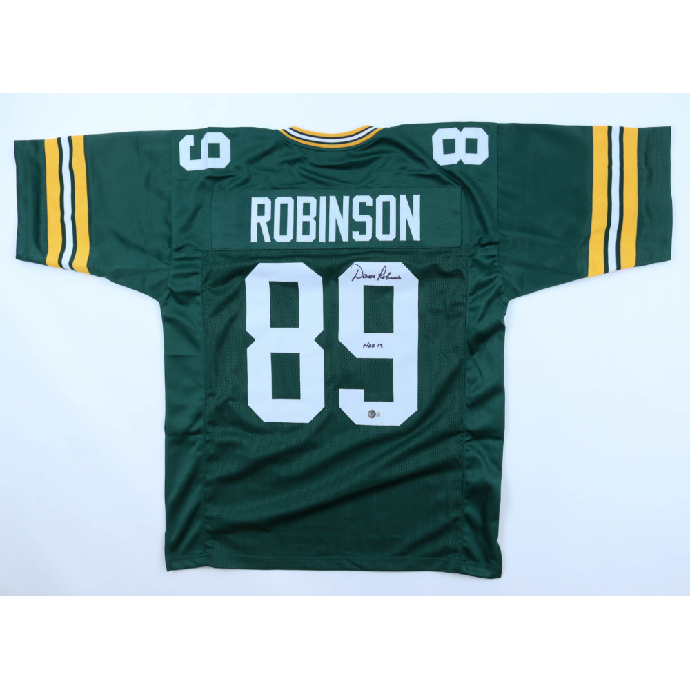Dave Robinson Signed Jersey Inscribed "HOF 13 (Beckett) at PristineAuction.com