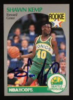 Shawn Kemp Signed 1990-91 Hoops #279 RC (Beckett) at PristineAuction.com