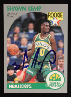 Shawn Kemp Signed 1990-91 Hoops #279 RC (Beckett) at PristineAuction.com