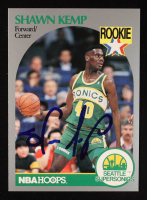 Shawn Kemp Signed 1990-91 Hoops #279 RC (Beckett) at PristineAuction.com