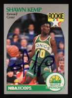 Shawn Kemp Signed 1990-91 Hoops #279 RC (Beckett) at PristineAuction.com