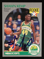 Shawn Kemp Signed 1990-91 Hoops #279 RC (Beckett) at PristineAuction.com