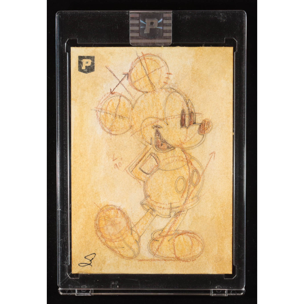 Engineering Greatness Mickey | Disney | Original Art Sketch Card by Scott Cook (1/1 Original Art) at PristineAuction.com