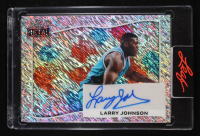 Larry Johnson 2025 Leaf Metal Independence Day Autograph Silver Ice Cream Shimmer #BA-LJ1 #1/4 at PristineAuction.com