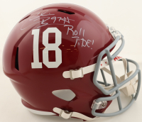 Cornelius Bennett Signed Alabama Crimson Tide Full-Size Speed Helmet Inscribed "Roll Tide!" (JSA) at PristineAuction.com