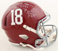 Cornelius Bennett Signed Alabama Crimson Tide Full-Size Speed Helmet Inscribed "Roll Tide!" (JSA) at PristineAuction.com