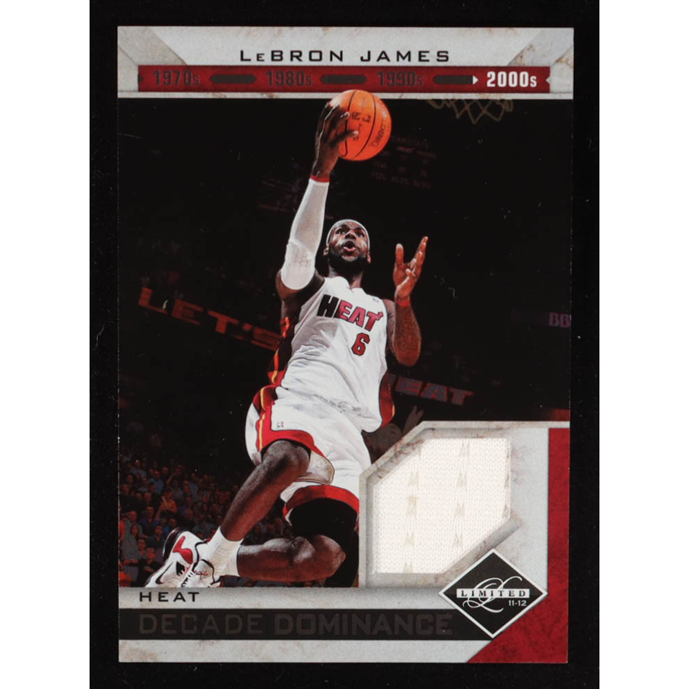 LeBron James 2011-12 Limited Decade Dominance Materials #16 #73/99 at PristineAuction.com