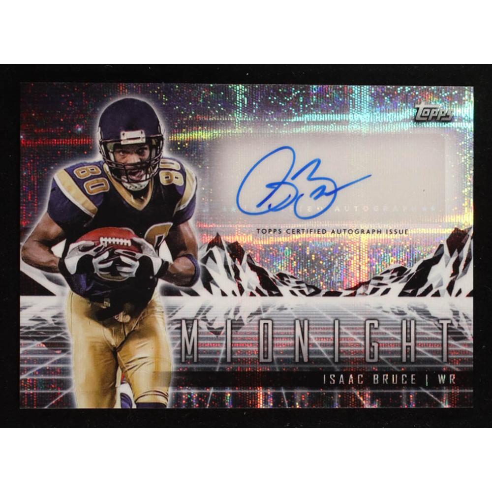 Isaac Bruce 2024 Topps Midnight Horizon Signatures #HZSIB at PristineAuction.com Isaac Bruce 2024 Topps Midnight Horizon Signatures #HZSIB at PristineAuction.com