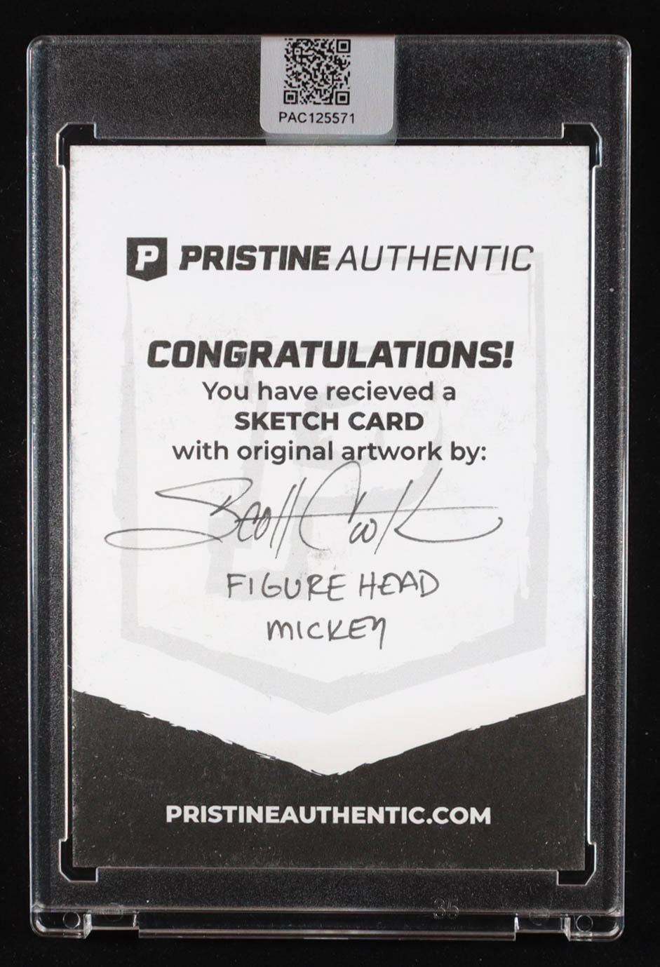 Figure Head Mickey | Disney | Original Art Sketch Card by Scott Cook (1/1 Original Art) at PristineAuction.com Figure Head Mickey | Disney | Original Art Sketch Card by Scott Cook (1/1 Original Art) at PristineAuction.com