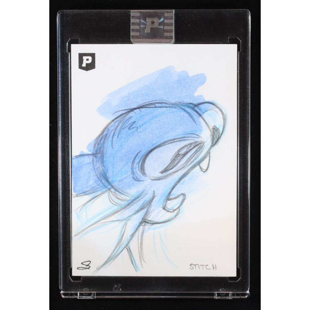 Stitch | Lilo & Stitch | Original Art Sketch Card by Scott Cook (1/1 Original Art) at PristineAuction.com