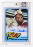 Frank Robinson 2017 Topps Clearly Authentic Reprint Autographs #CARAUFR #007/110 at PristineAuction.com