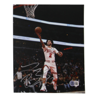 Lonzo Ball Signed Bulls 8x10 Photo (Beckett) at PristineAuction.com