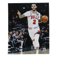 Lonzo Ball Signed Bulls 8x10 Photo (Beckett) at PristineAuction.com