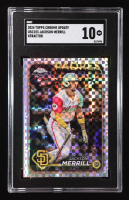 Jackson Merrill 2024 Topps Chrome Update X-Fractors #USC153 RC (SGC 10) at PristineAuction.com