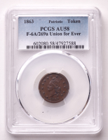 1861-65 Union For Ever Civil War Token 6A/269a (PCGS AU58 BN) at PristineAuction.com