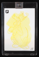 Summer Series "Mustard" Pluto | Disney | Original Art Sketch Card by Scott Cook (1/1 Original Art) at PristineAuction.com