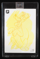 Summer Series "Mustard" Pluto | Disney | Original Art Sketch Card by Scott Cook (1/1 Original Art) at PristineAuction.com