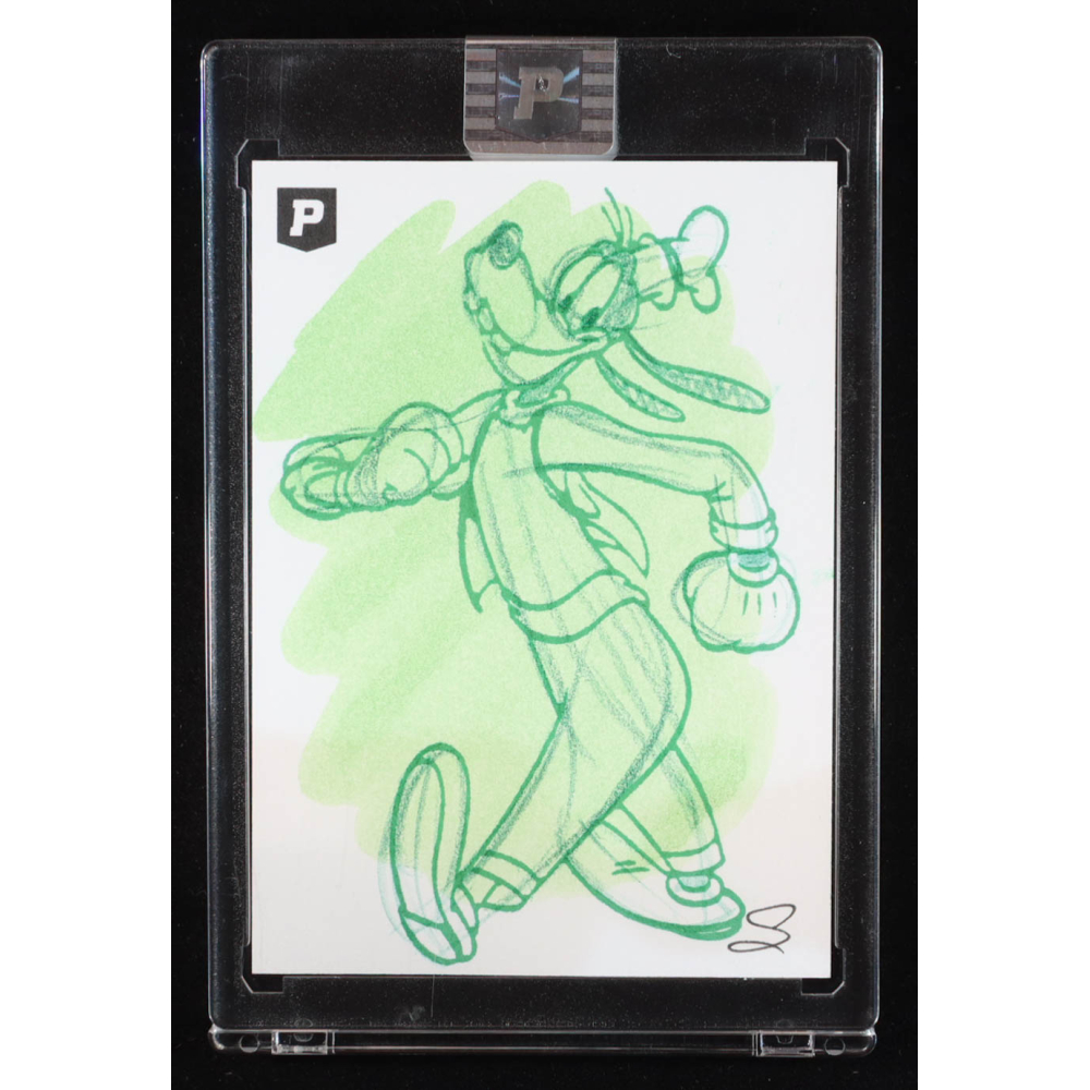 Summer Series "Relish" Goofy | Disney | Original Art Sketch Card by Scott Cook (1/1 Original Art) at PristineAuction.com