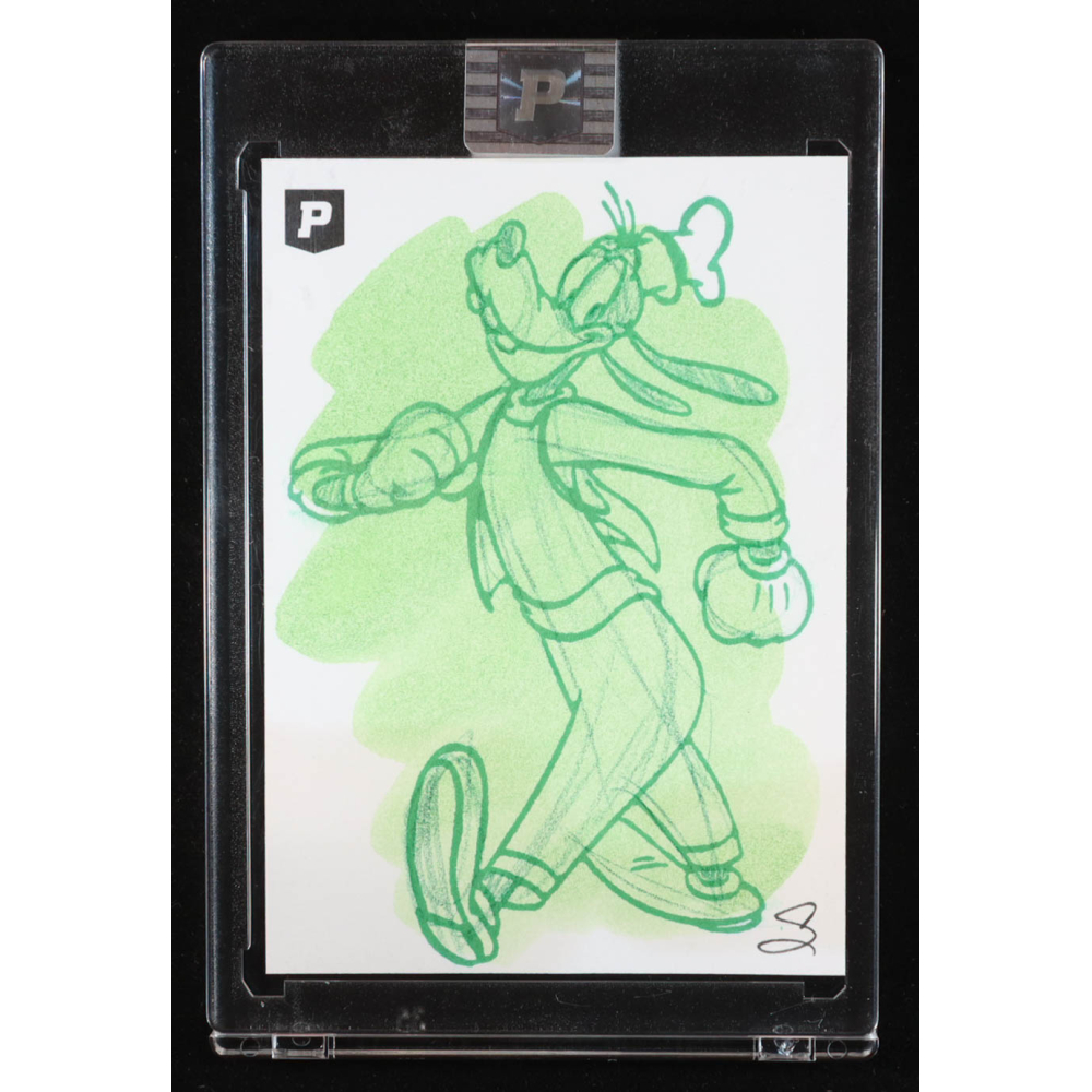 Summer Series "Relish" Goofy | Disney | Original Art Sketch Card by Scott Cook (1/1 Original Art) at PristineAuction.com